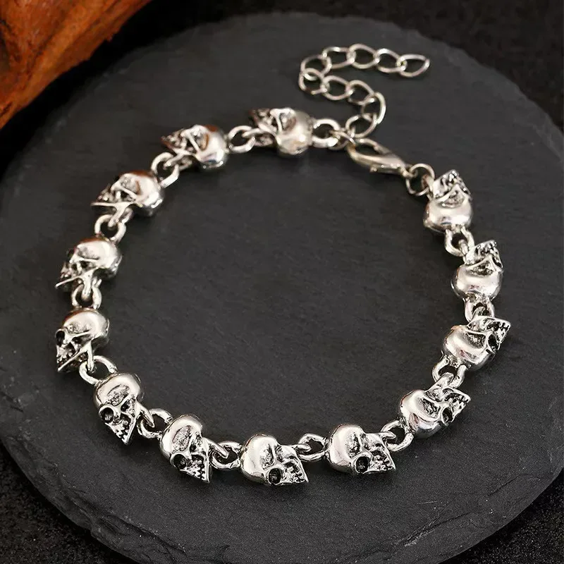 Vintage Punk Skull Bracelet