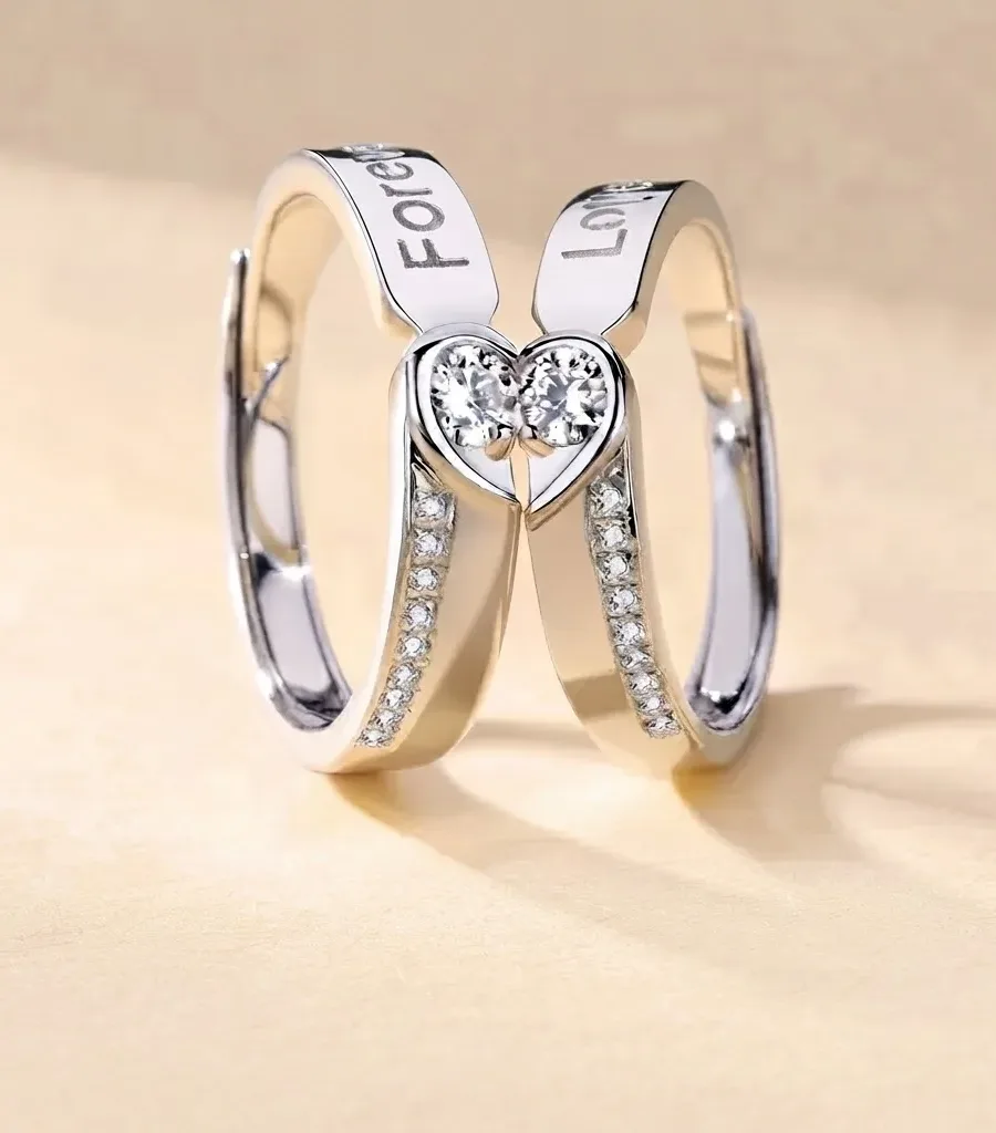 Forever Together Couple Ring Set