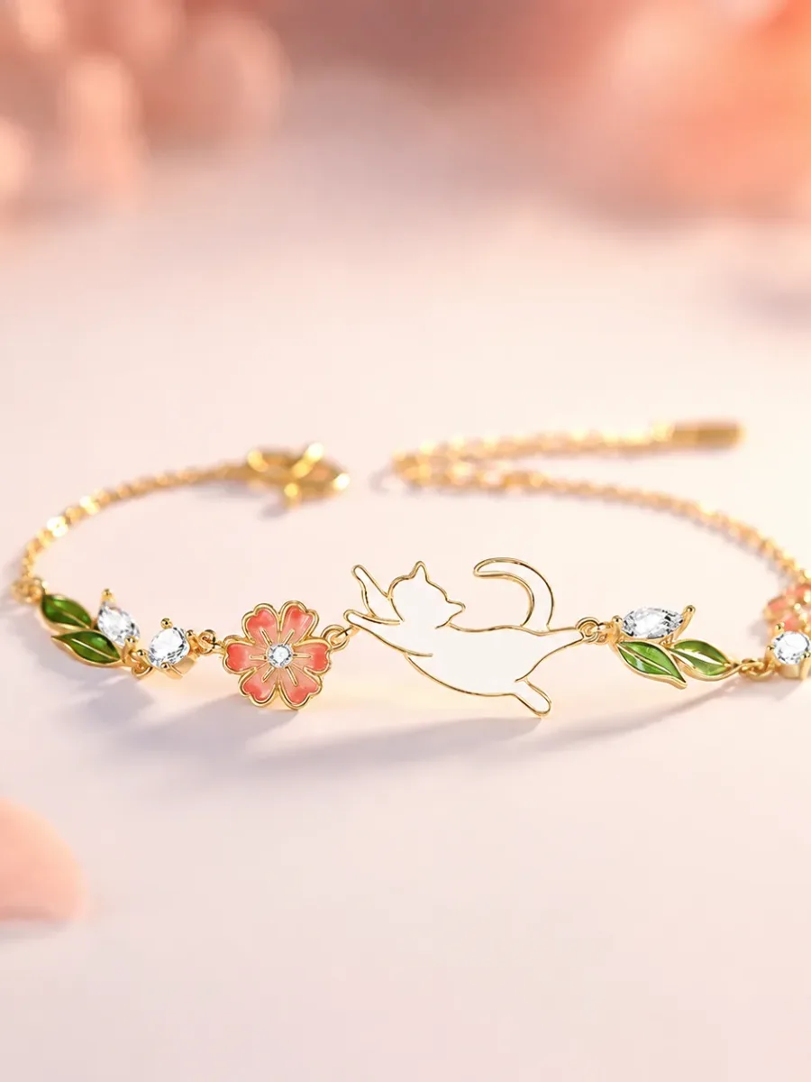 Delicate Kitten Bracelet