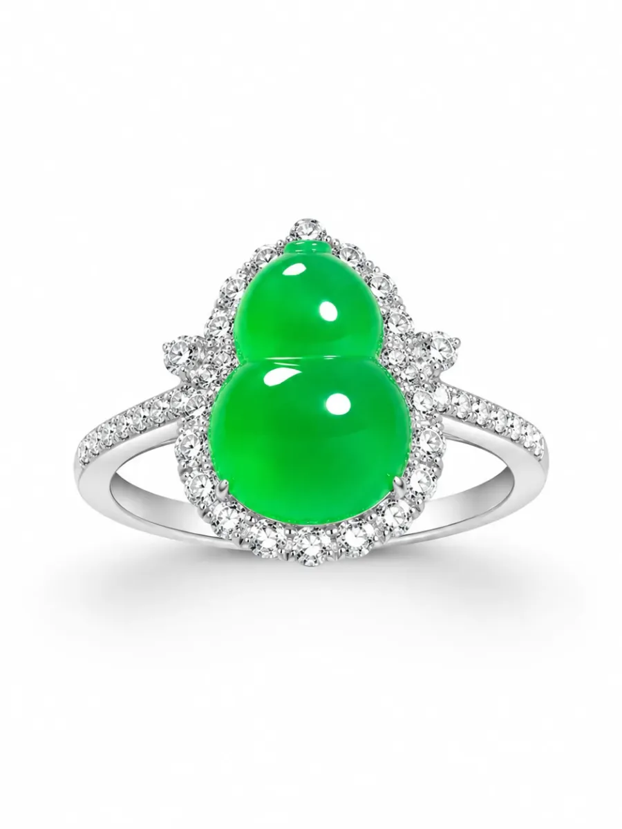 "Fuhu Cuihuan" Jade Ring